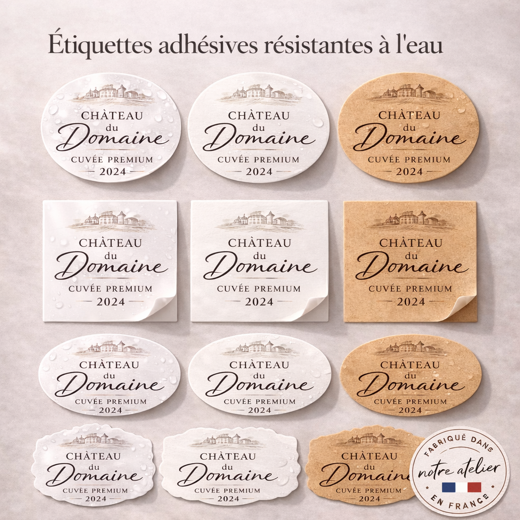 Étiquettes adhésives