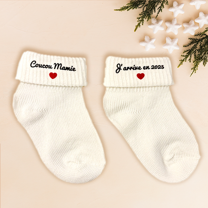 Chaussettes bébé personnalisées